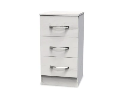 Welcome Avon 3 Drawer Bedside Table (Assembled)