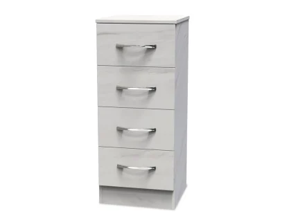 Welcome Avon 4 Drawer Tall Narrow Chest of Drawers (Assembled)