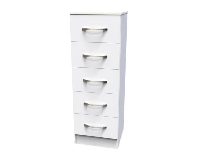 Welcome Avon 5 Drawer Tall Narrow Chest of Drawers (Assembled)