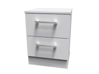 Welcome Devon 2 Drawer Small Bedside Table (Assembled)