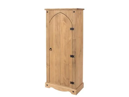 Core Corona Waxed Pine Vestry Wooden Cupboard