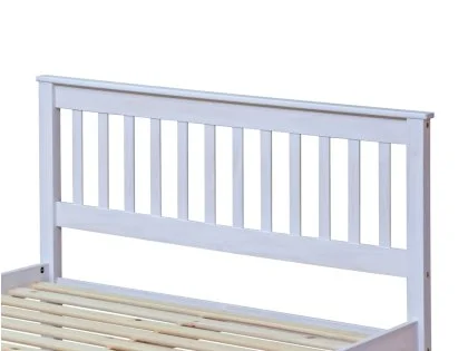 Core Corona 4ft6 Double White Wooden Bed Frame