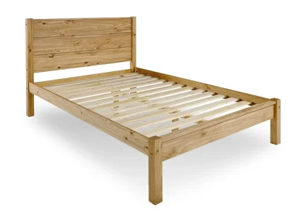 Clearance - Seconique Barton 4ft6 Double Waxed Pine Wooden Bed Frame