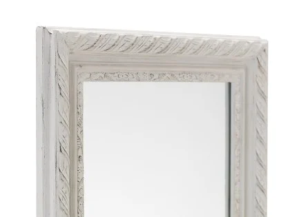 Julian Bowen Allegro White Wall Mirror