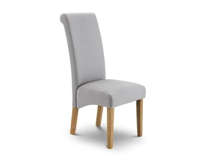 Julian Bowen Rio Grey Fabric Dining Chair