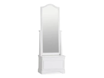 ASC Suffolk White Storage Mirror