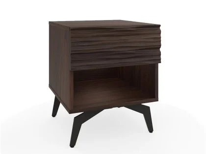 GFW Bantham Walnut 1 Drawer Lamp Table