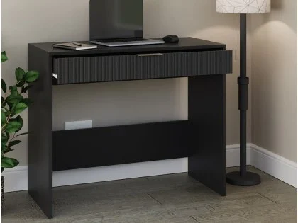 GFW Rankin Black 1 Drawer Desk