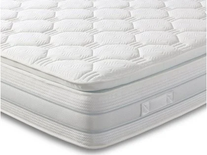 Willow & Eve Bed Co. Thermacool Gel Pocket 2000 Pillowtop 2ft6 Small Single Divan Bed