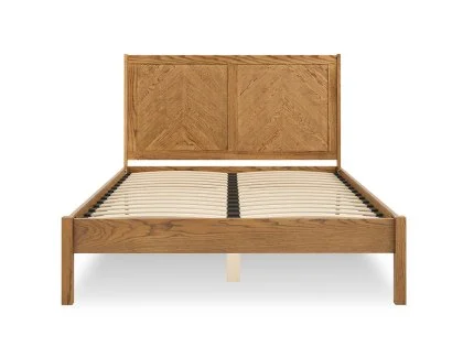 LPD Palms 4ft6 Double Smoked Oak Wooden Bed Frame