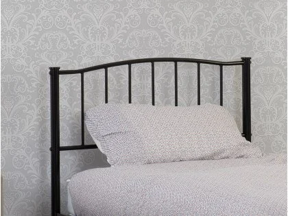 Seconique Newton 3ft Single Black Metal Bed Frame