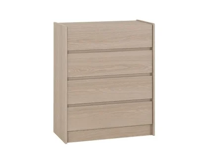 Seconique Paris Smoked Ash 4 Drawer Chest of Drawers