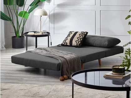 Julian Bowen Rowan Dark Grey Fabric Sofa Bed