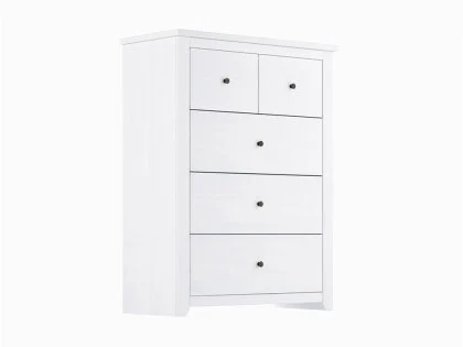 LPD Havana White 3+2 Drawer Chest of Drawers