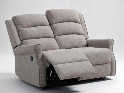 Kyoto Baxter Natural Chenille 2 Seater Recliner Sofa