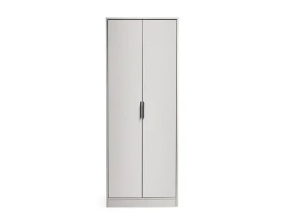 Julian Bowen Alba Silk Grey 2 Door Wardrobe