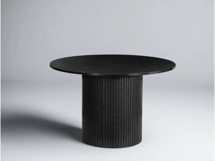 Birlea Axel 120cm Black Dining Table