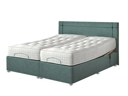 Flexisleep Meadow Natural Pocket 1500 Electric Adjustable 6ft Super king Size Bed (2 x 3ft)