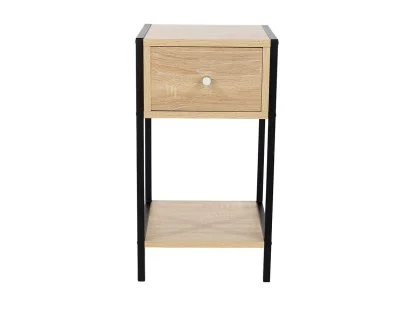 Core Kelly 1 Drawer Oak Bedside Table Core Kelly 1 Drawer Oak Bedside Table