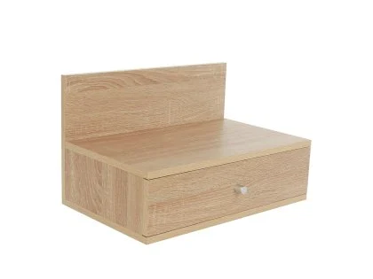 Core Kelly Set of 2 Wall Hanging Oak Bedside Table Core Kelly Set of 2 Wall Hanging Oak Bedside Table