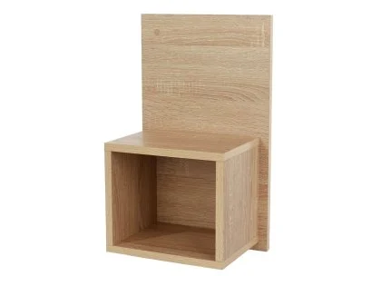 Core Kelly Set of 2 Wall Hanging Oak Compact Bedside Table Core Kelly Set of 2 Wall Hanging Oak Compact Bedside Table