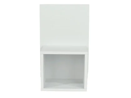 Core Kelly Set of 2 Wall Hanging White Compact Bedside Table Core Kelly Set of 2 Wall Hanging White Compact Bedside Table