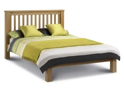 Julian Bowen Amsterdam 5ft King Size Oak Wooden Bed Frame (Low Footend)