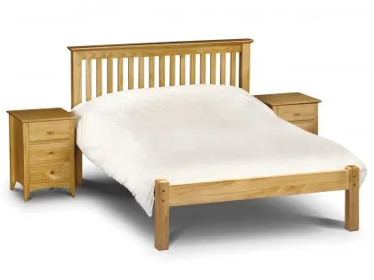 Julian Bowen Barcelona 5ft King Size Pine Wooden Bed Frame (Low Footend)