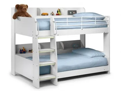 Julian Bowen Domino 3ft White Wooden Bunk Bed Frame