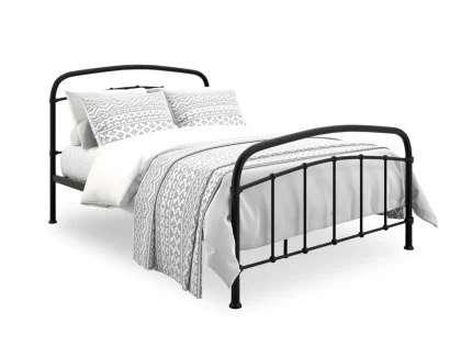 LPD Halston 4ft6 Double Black Metal Bed Frame