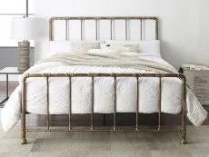 Flintshire Furniture Flintshire Kinnerton 4ft6 Double Antique Bronze Metal Bed Frame