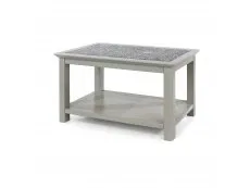 Core Products Core Perth Grey Painted with Grey Stone Inset Coffee Table