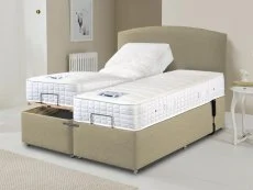 Sleepeezee Sleepeezee Cooler Comfort Pocket 1000 Electric Adjustable 5ft King Size Bed (2 x 2ft6)