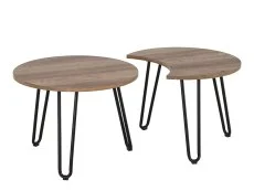 Seconique Seconique Athens Oak Effect Duo Coffee Table Set