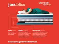 Silentnight Silentnight Just Sleep Bliss Gel Mirapocket 1000 3ft Single Mattress in a Box