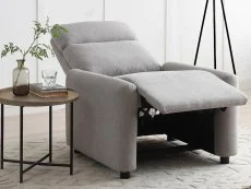 Kyoto Kyoto Toby Grey Fabric Recliner Chair