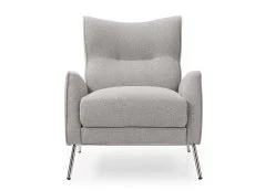 Kyoto Kyoto Chloe Grey Fabric Accent Chair