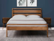 Kyoto Kyoto Skandi 4ft6 Double Oak Wooden Bed Frame