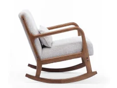 Kyoto Inca Natural Fabric Rocking Chair