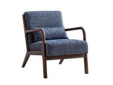 Kyoto Kyoto Inca Navy Fabric Accent Chair