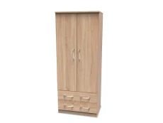 Welcome Welcome Avon 2ft6 2 Door 2 Drawer Double Wardrobe (Assembled)