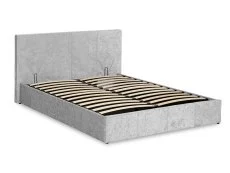 Seconique Clearance - Seconique Waverley 4ft6 Double Grey Crushed Velvet Fabric Ottoman Ottoman Bed Frame