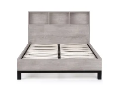 Julian Bowen Julian Bowen Bali Bookcase 4ft6 Double Grey Wooden Bed Frame