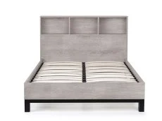 Julian Bowen Julian Bowen Bali Bookcase 5ft King Size Grey Wooden Bed Frame
