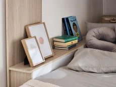 Julian Bowen Julian Bowen Horizon 3ft Single Light Wood and White Wooden Bunk Bed Frame