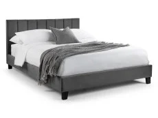 Julian Bowen Julian Bowen Rosa 3ft Single Grey Velvet Fabric Bed Frame