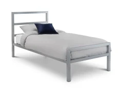 Julian Bowen Soto 3ft Single Silver Metal Bed Frame