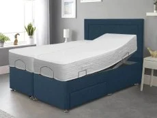Willow & Eve Clearance - Willow & Eve Cool Gel Electric Adjustable 5ft King Size Bed (2 x 2ft6)