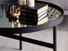Julian Bowen Franki Mirrored Glass Coffee Table