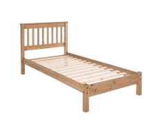 Core Products Core Corona 3ft Single Antique Waxed Pine Wooden Bed Frame